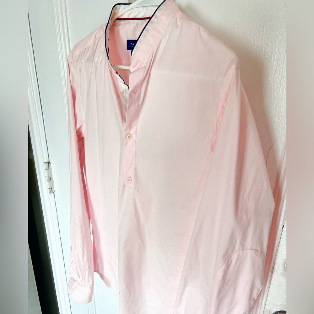Men’s Pink Button Down Shirt